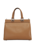 Medium Zumi Top Handle, &pound;750, Handbags, Tan, Leather, Back view